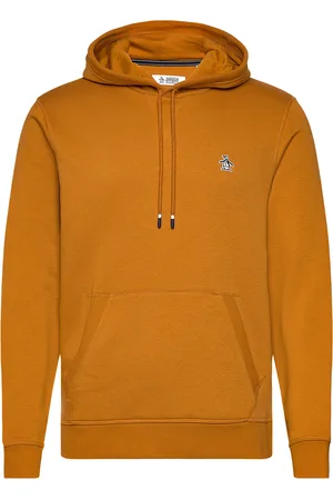 Original Penguin L/S Sticker Pete Pul Orange