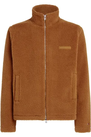 Tommy Hilfiger Monotype Textured Fleece Zt Brown