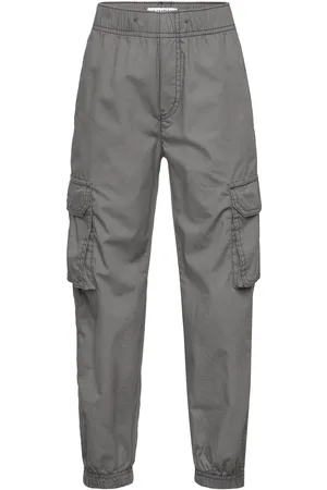 Lindex Trousers Vilgot Poplin Cargo Grey