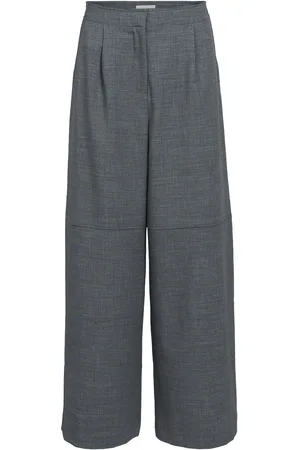 Object Objlesli Hw Lo Wide Pants 134 Grey