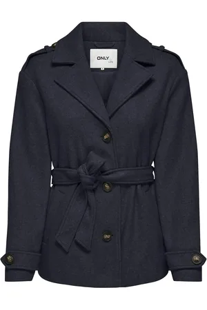 ONLY Onlnancy Life Short Trench Coat Cc Otw Navy