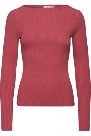 Lee Ls Boat Neck Tee Pink