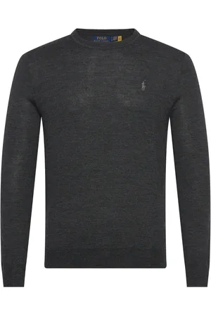 Ralph Lauren 2/30 Merino Wl Rws-Lsl-Plo Grey
