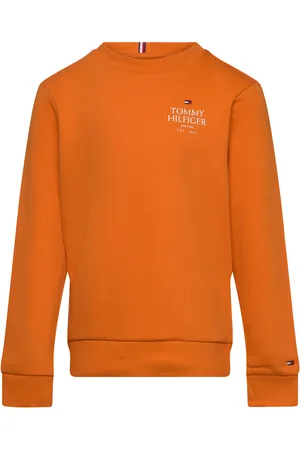 Tommy Hilfiger Th Logo Puff Embr Reg Sweatshirt Orange