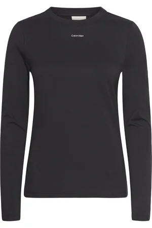 Calvin Klein Nano Logo Slim T-Shirt Ls Black