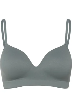 Lindex Bra Flora Seamless Green