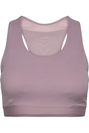 New Balance Nb Sleek Medium Support Pocket Sports Bra Pink