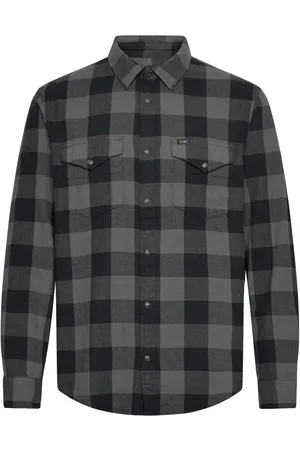 Lee Clean Western Shirt Grey