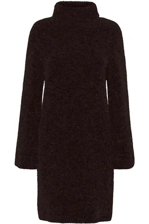 Gestuz Alphagz Rollneck Dress Brown