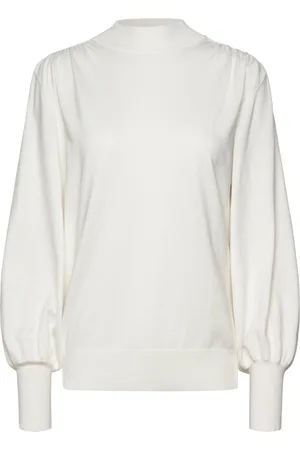Minus Msilma Mock Neck Pullover Cream