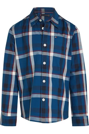Tommy Hilfiger Check Regular Shirt Ls Blue