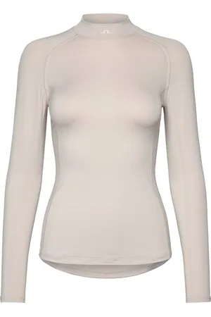 J Lindeberg Asa Soft Compression Top Beige