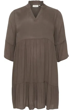 Kaffe Kcmariana Ami Dress Brown