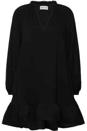 By Malina Alva Frill Detailed Mini Dress