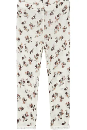 NAME IT Nmfwang Wool Needle Legging Noos White