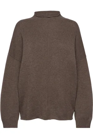 Davida Cashmere Over D Half Turtleneck Brown