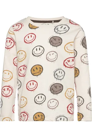 Minymo T-Shirt Ls Aop Cream
