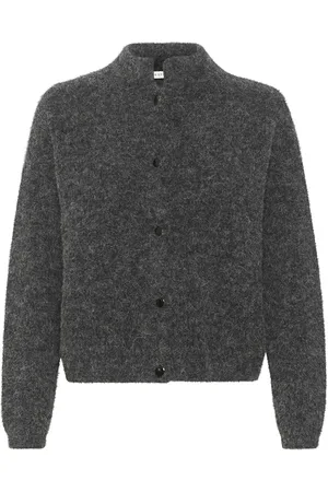 Gestuz Alphagz Short Cardigan Grey