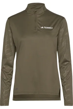 adidas W Mt Half Zi Ls Green