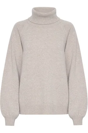 Gestuz Manzigz Wool Rollneck Beige