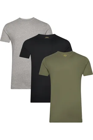 Ralph Lauren Slim Crewneck 3-Pack Green