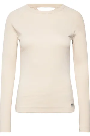G-Star Slim Rib Keyhole R T L\S Wmn Beige