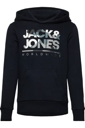 JACK & JONES Jjluke Sweat Hood Jnr Navy Jack & J S