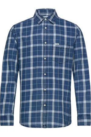 Wrangler 1 Pkt Shirt Blue