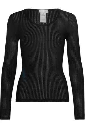 Rosemunde Belize Long Sleeve Pointelle T-Shir