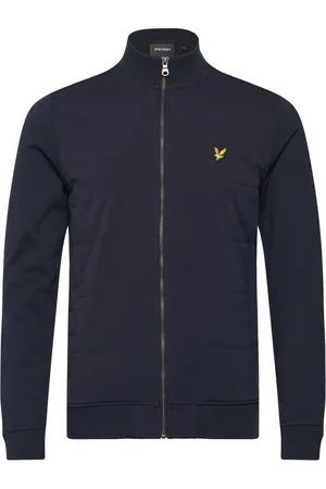 Lyle & Scott Hybrid Baffled Track Jacket Navy