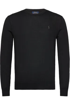Ralph Lauren 2/30 Merino Wl Rws-Lsl-Plo Black
