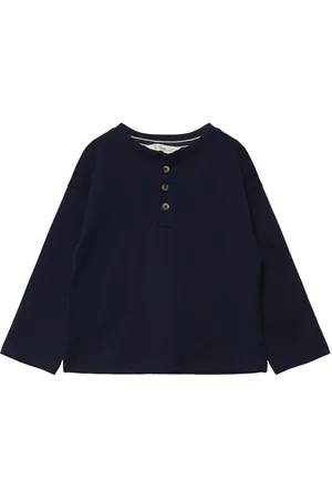 MANGO Long Sleeve Cotton T-Shirt