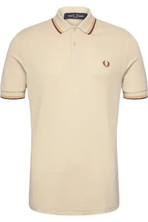 Fred Perry Twin Tipped Fp Shirt Cream
