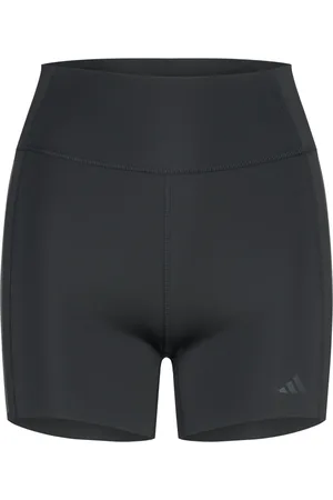 adidas Adidas Optime 4 Inch Raw Cut Hem Leggings