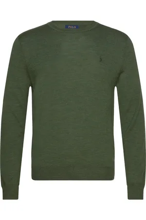 Ralph Lauren 2/30 Merino Wl Rws-Lsl-Plo Green