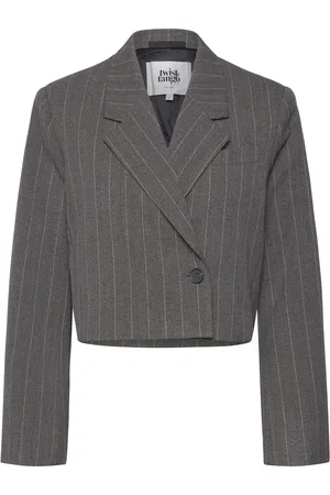 Twist & tango Keira Cropped Blazer Grey