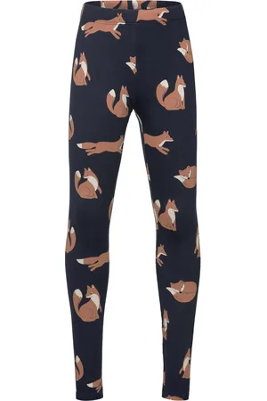 Lindex Leggings Fox Aop Navy