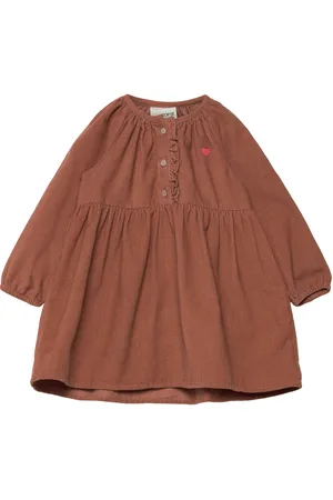 Sofie Schnoor Baby and Kids Dress Brown