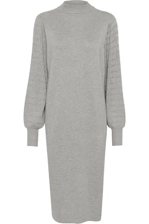 Kaffe Kananna Knit Dress Grey