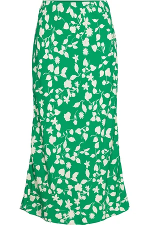 MANGO Printed Long Skirt