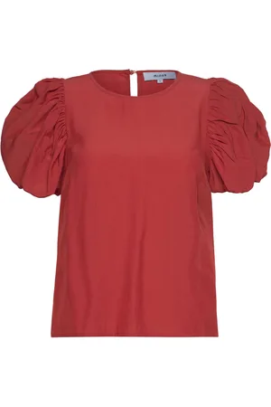 Minus Msbaya Short Sleeve Blouse Red