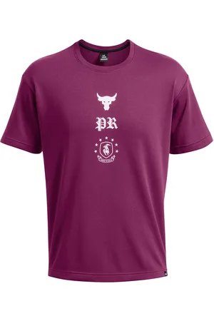 Under Armour Pjt Rck Terry Top Q3 Purple