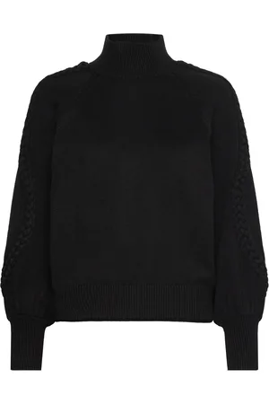 Minus Msvera High Neck Knit Pullover Black