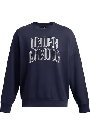 Under Armour Ua Icon Hwt Terry Os Crew Navy