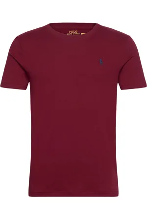 Ralph Lauren Custom Slim Fit Jersey Crewneck T-Shirt Red