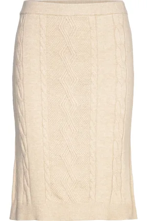 Cream Crdela Short Knit Skirt Beige