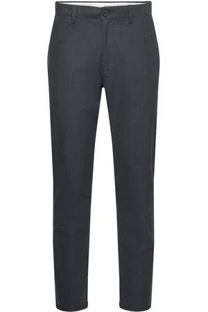 Knowledge Cotton Apparal Organic Cotton Chuck Flannel Pants Grey