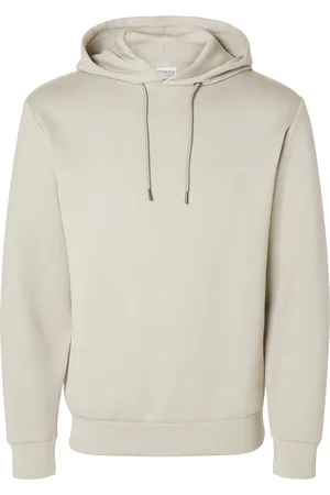 SELECTED Slhemanuel Soft Hood Sweat Noos Cream