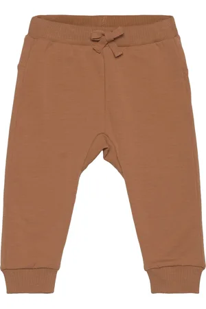 Lindex Trousers Face At Back Brown