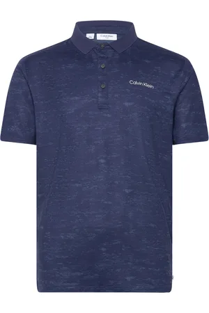 Calvin Klein Textured Slate Polo Navy
